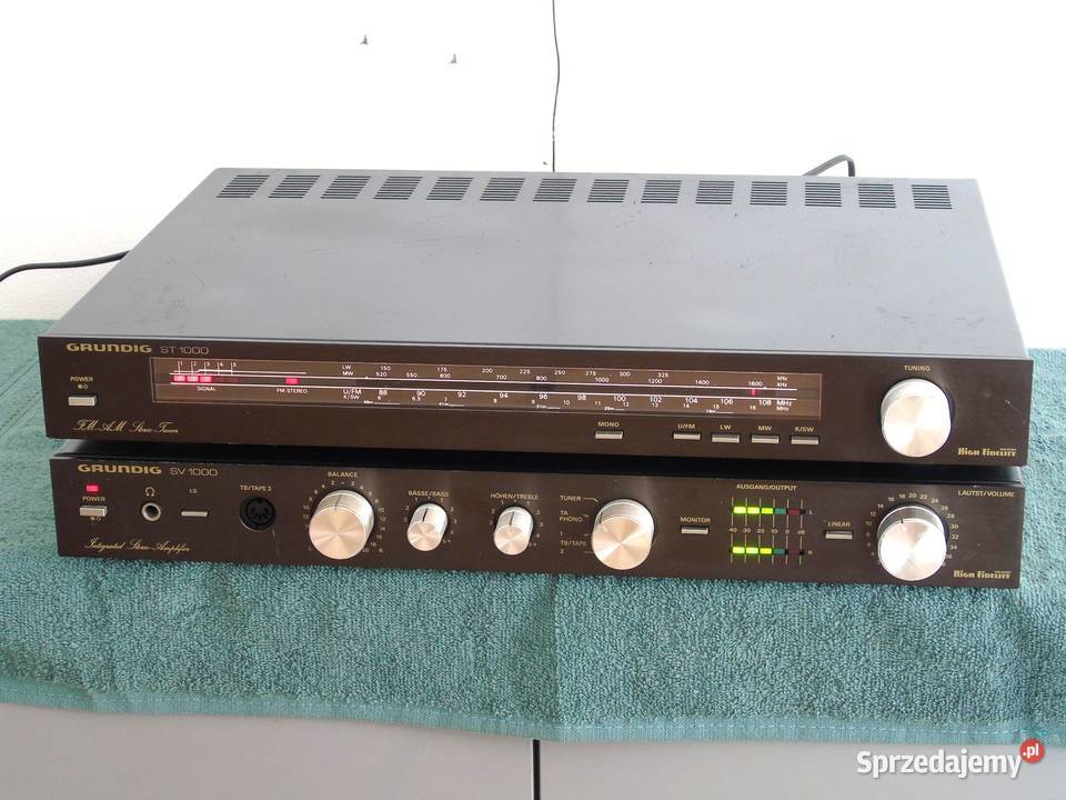 Wzmacniacz i Tuner Grundig SV i ST 1000 Vintage Jasło