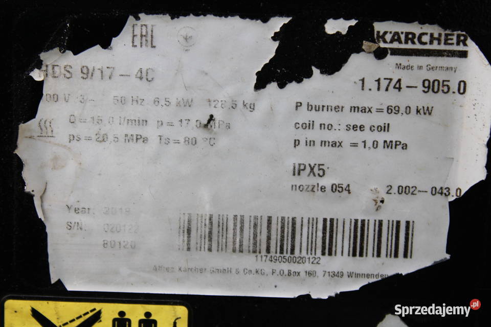 Myjka Karcher HDS 9174C 2018 Super Stan Radom