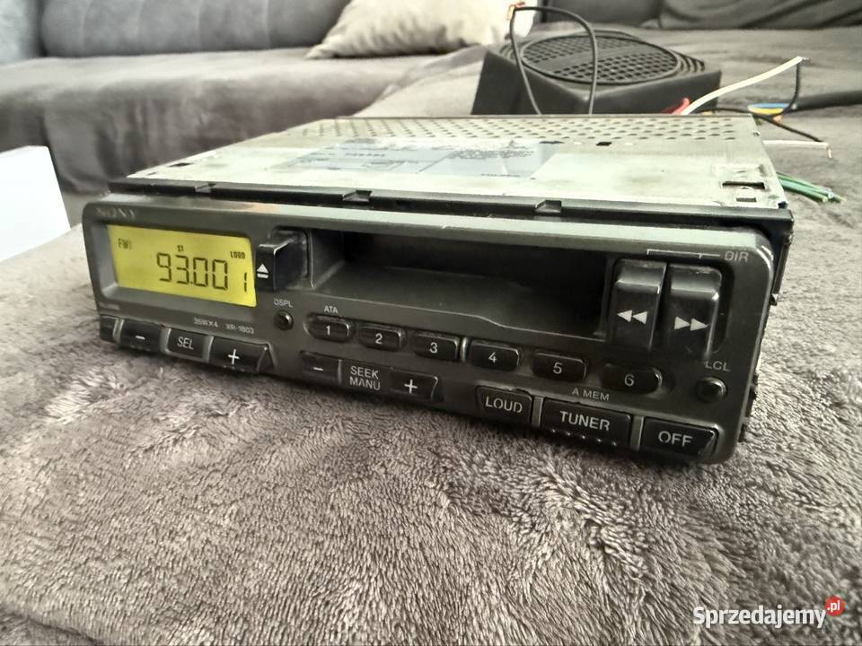 Radiodtwarzacz samochodowy na kasety SONY XR1803 Radioodtwarzacze śląskie Sosnowiec sprzedam