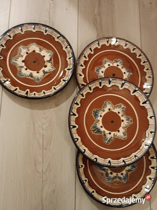 Stylowe ceramiczne talerze Gorlice sprzedam