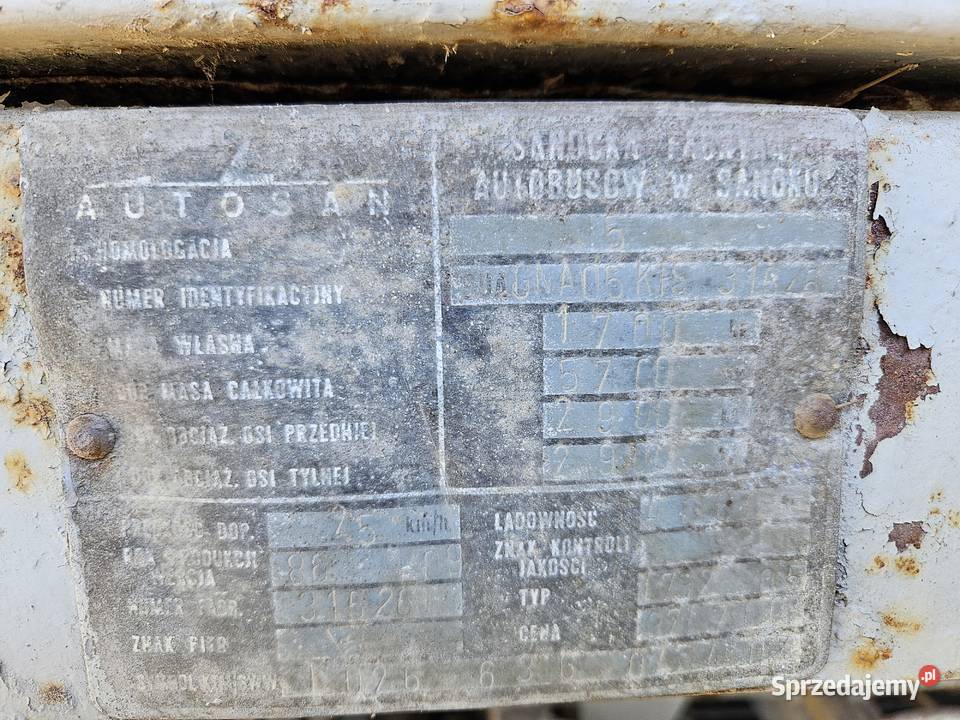 Przyczepa Autosam D 732 Krasnystaw