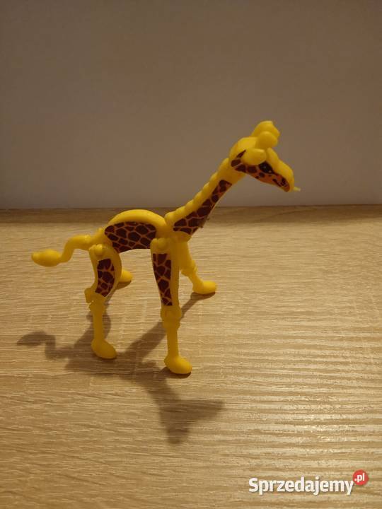 Żyrafa z kinder niespodzianki składana i ruchoma Figurki