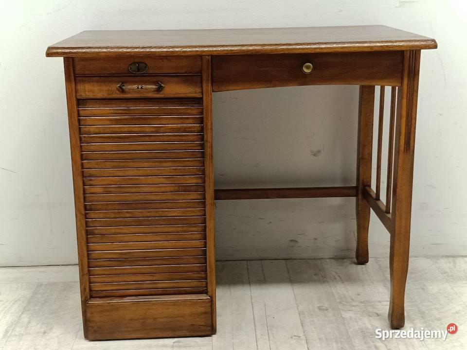 małe biurko dwustronne drewniane model Thonet z Dom i Ogród Radomsko