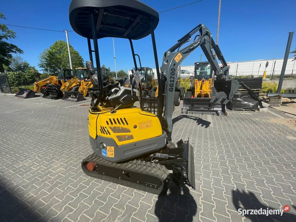 Koparka GG1700 KUBOTA joysticki Gunter Grossmann Rok produkcji 2025
