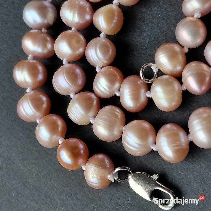 PERŁY NATURALNE BAROKOWE NASZYJNIK SŁONOWODNE Częstochowa