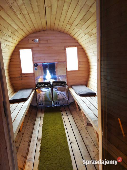 Sauna ogrodowa beczka Chmielniki