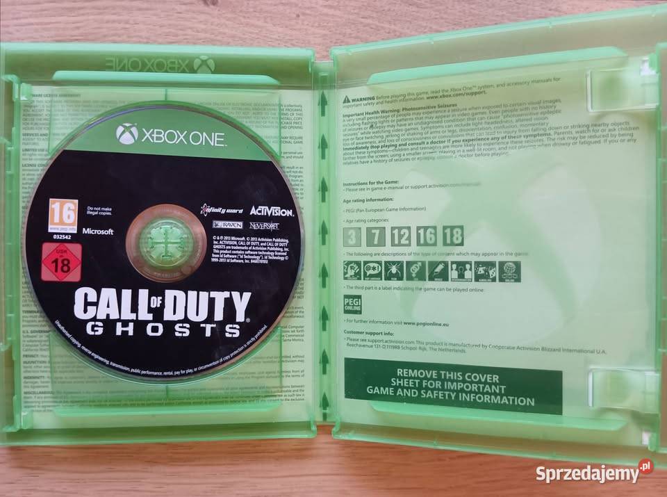 Call Of Duty Ghosts na XBox One XBox Series X 16+ Gdańsk