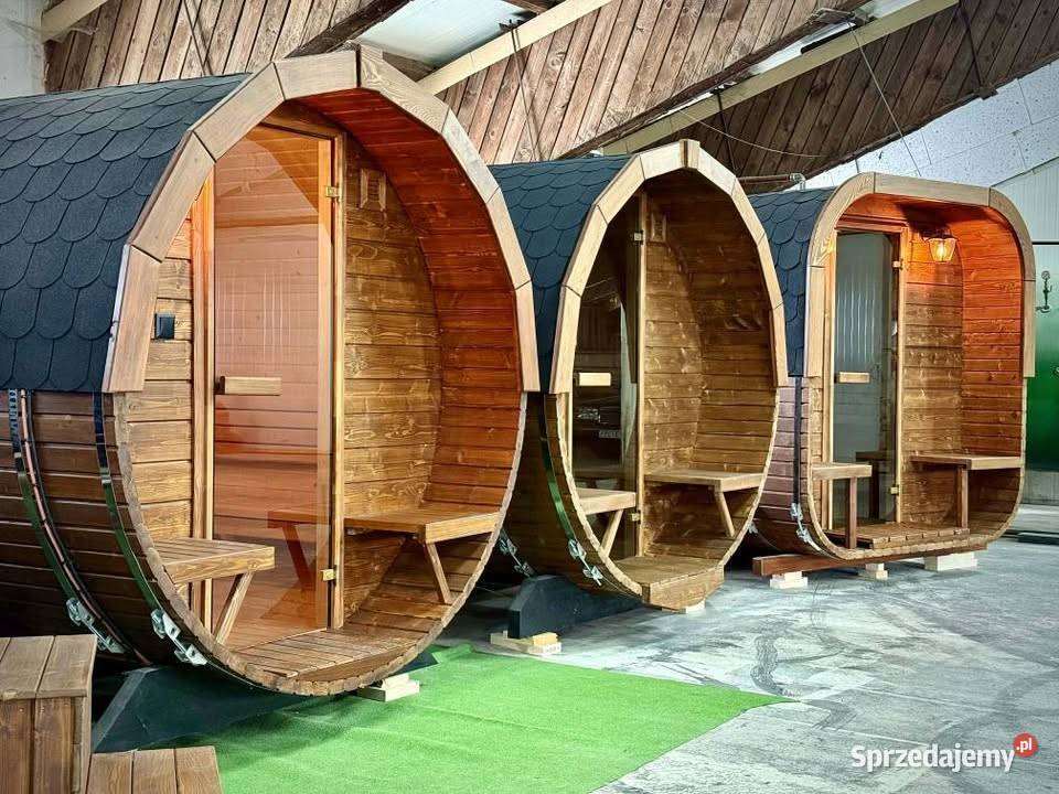 Sauna Ogrodowa beczka Premium Okazja
