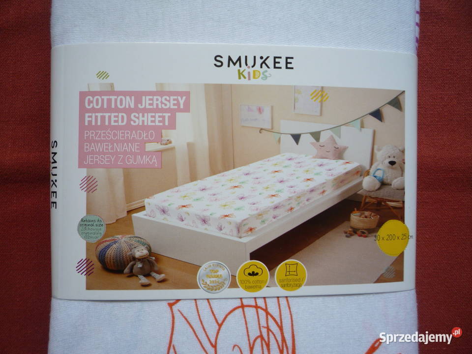 Smukee Kids Prześcieradło bawełniane jersey z Szczecin