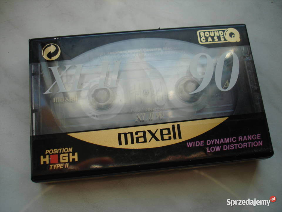 Maxell Kaseta do magnetofonu XL II 90 min nowa i Magnetofony