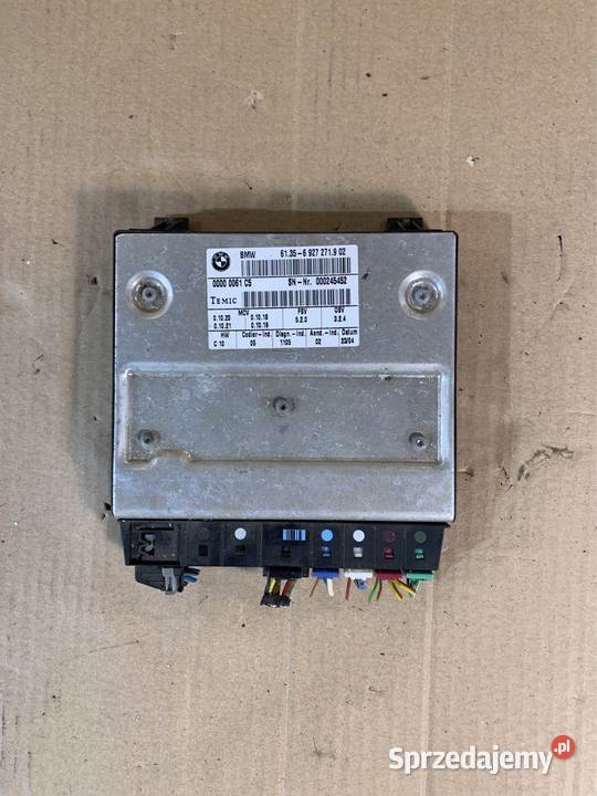 Moduł sterownik fotela 6927271 bmw 5 e60 e61