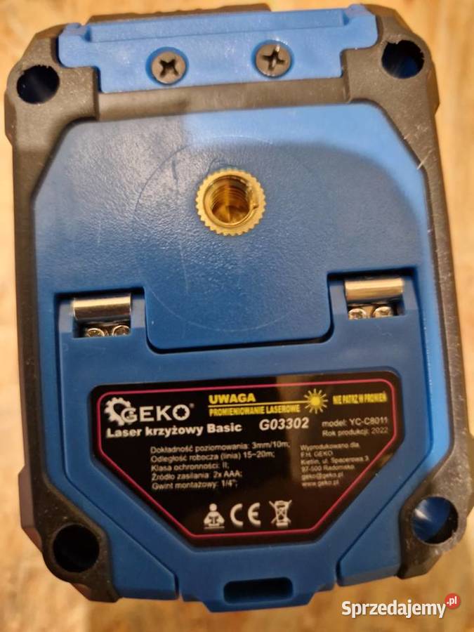 Geko Laser Krzyżowy Samopoziomujący Basic G03302 Głogowa