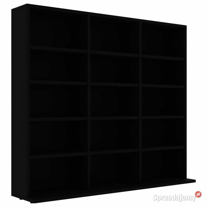 vidaXL Szafka na płyty CD czarna 100 x 23 x 895 mazowieckie Warszawa sprzedam