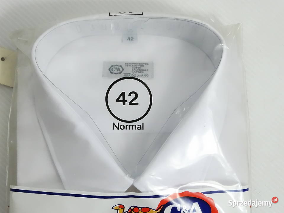 Nowa męska biała koszula klasyczna CA 42 XL sprzedam