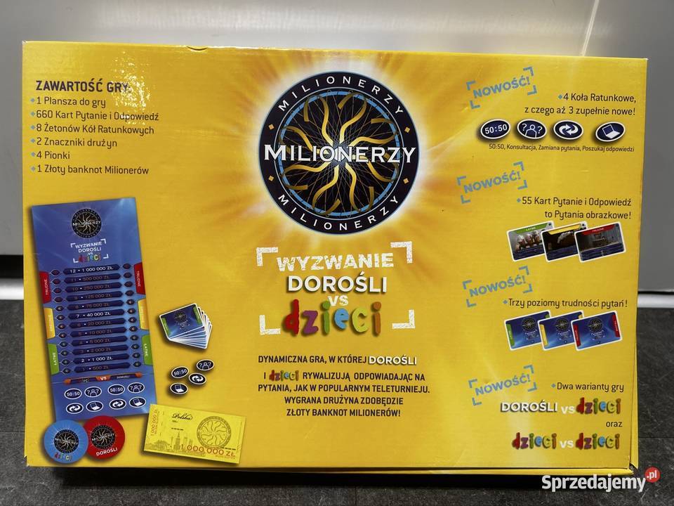 Gra Milionerzy gra milionerzy dorośli vs dzieci Wyszków