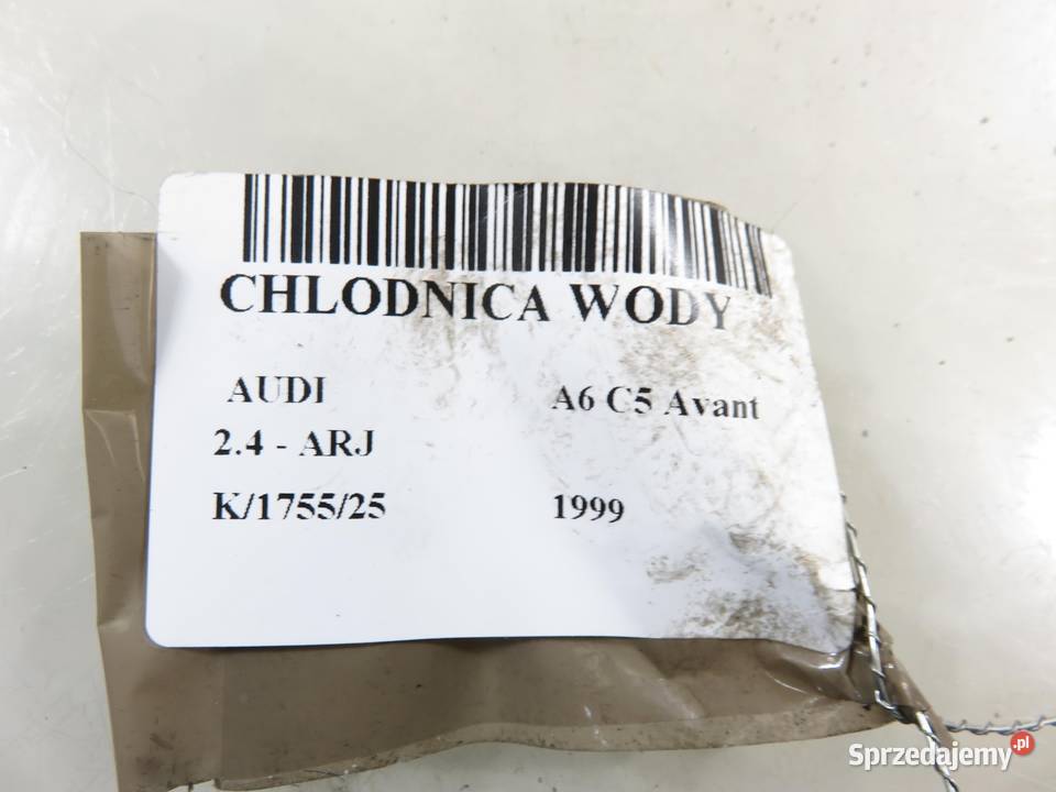 CHŁODNICA WODY AUDI A6 C5 24 ARJ Chłodnie wody