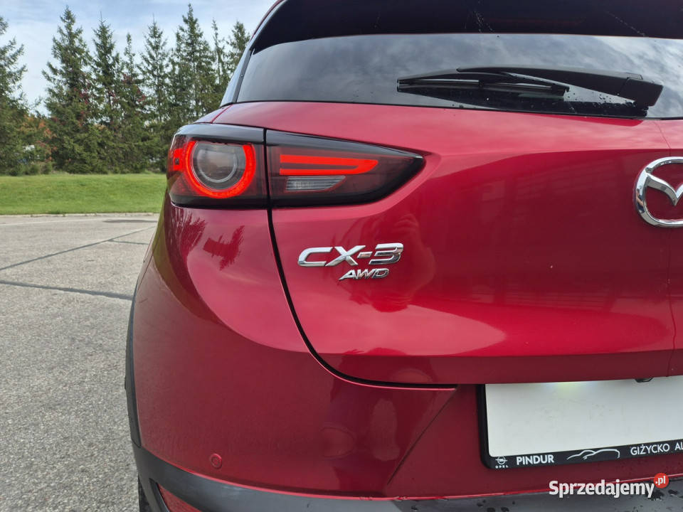 Mazda CX3 20 SkyPASSION 150 AWD Automat wielofunkcyjna kierownica Giżycko sprzedam