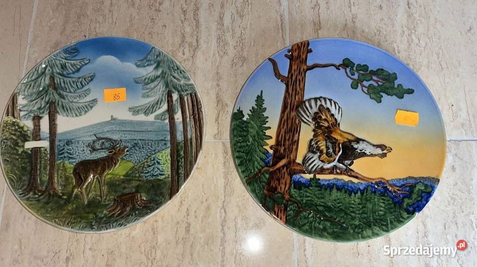 Patera jeleń w lesie Syg Western Germany 4094 Do Gdańsk sprzedam