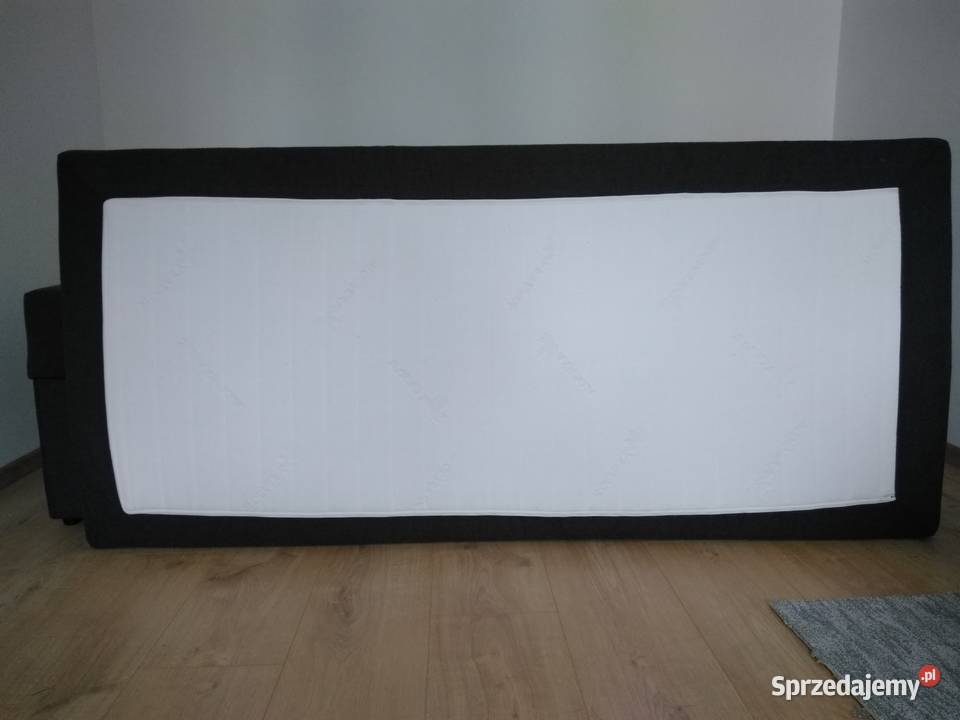 Sprzedam łóżko kontynentalne szary/srebrny