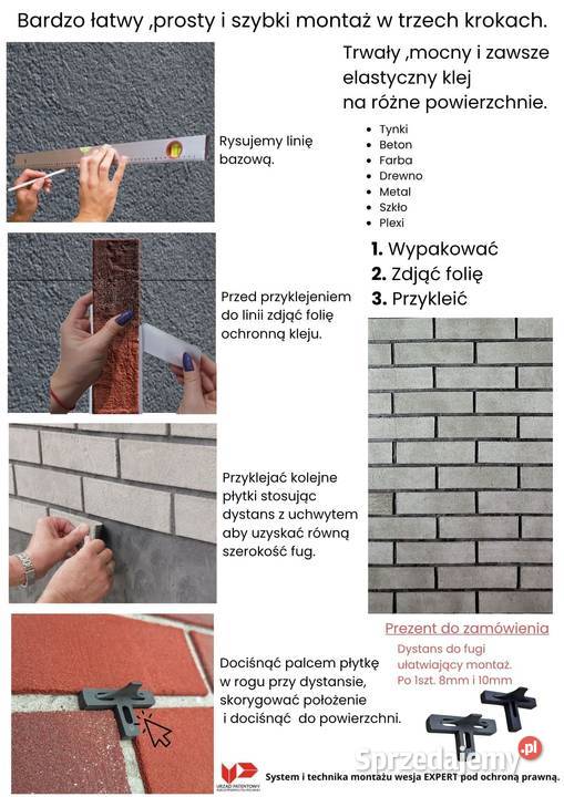 Cegła elastyczna samoprzylepna FlexiExpert Międzyrzecze