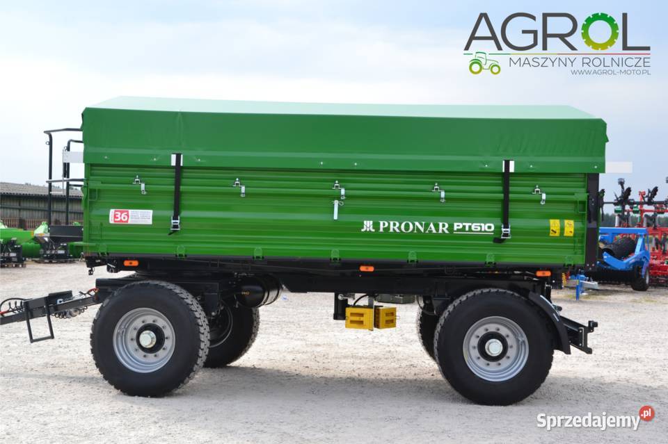 Przyczepa PRONAR PT610 10t PT612 T680 PT510 nieuszkodzony Mława