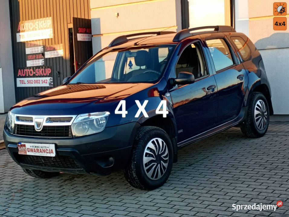 Dacia Duster Dacia Duster 4x4 benzyna 16 idealna Zarejestrowany w Polsce śląskie Chełm Śląski