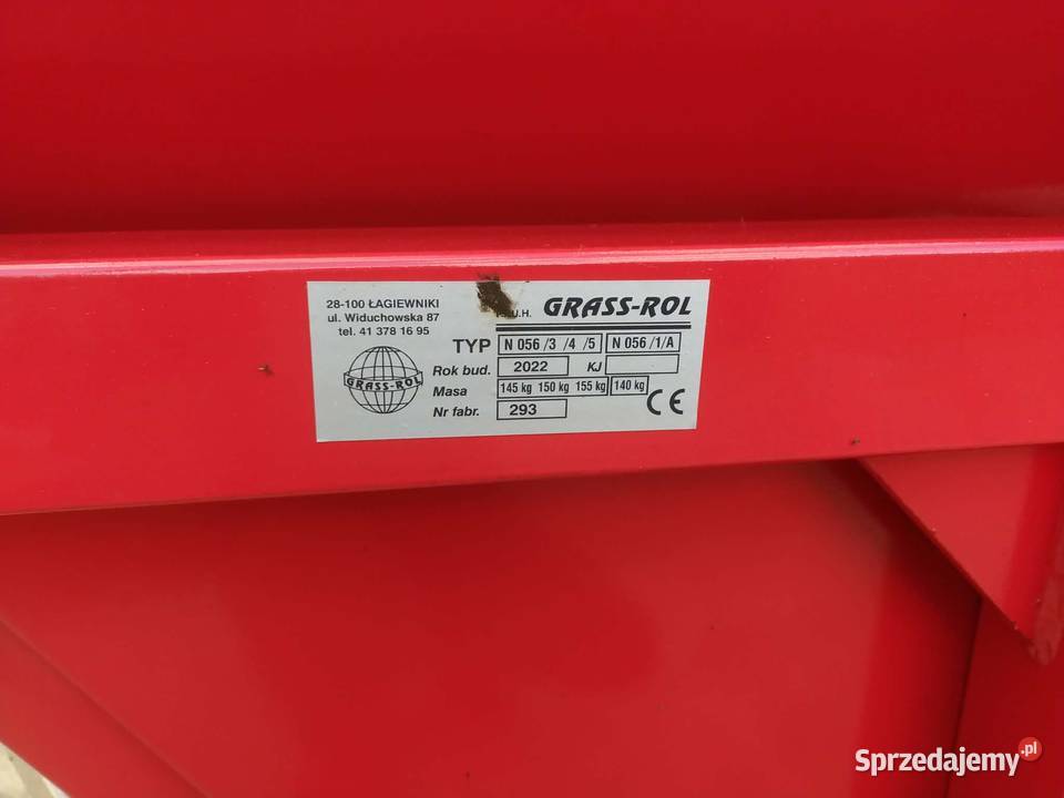 Rozsiewacz do nawozu 2talerzowy GRASSROL 400L nieuszkodzony