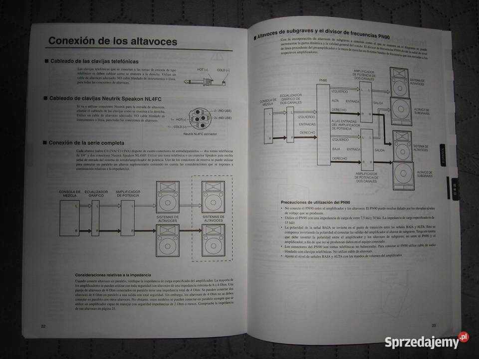 YAMAHA Owners Manual C112V C115V C215V 10V 12V Sprzęt estradowy, studyjny i DJ-ski pomorskie Kępice sprzedam