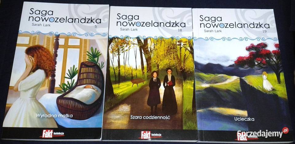 Saga Nowozelandzka 13 części Sarah Lark Chełm sprzedam