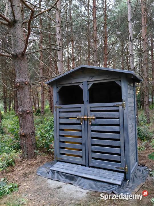 Zabudowa na kosze 18x09m wiata śmietnikowa dach Pozostałe Kalety