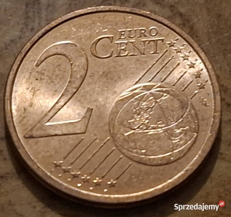 2 Euro cent Francja 202120222023 Rzadkie warmińsko-mazurskie Lubawa