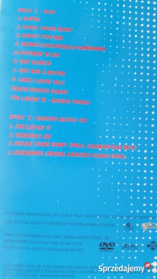 JUSTIN TIMBERLAKE LIVE FROM LONDON 2003 ZOMBA