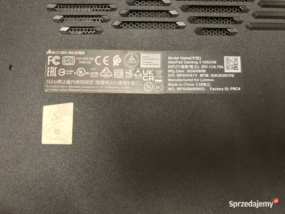 Lenovo IdeaPad Gaming 3 15ACH6 Ryzen 5 5500H RTX