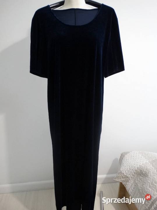 Sukienka Długa Aksamitna Balowa Wieczorowa sprzedam