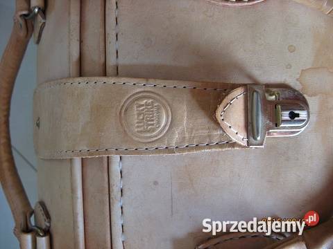 Skórzany piękny nowy kufer USA orginalny LUCKY Warszawa