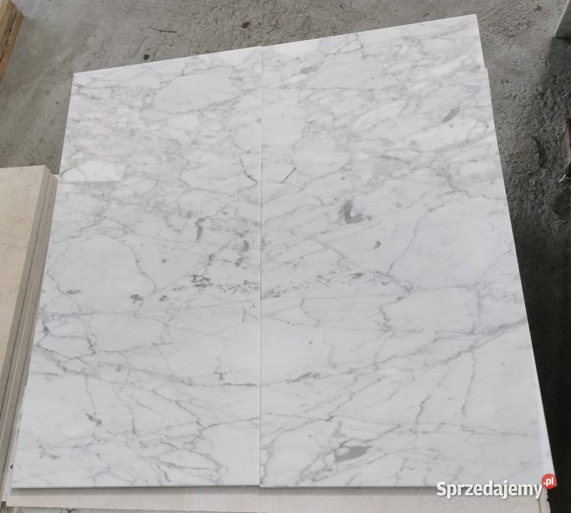 Płytka marmurowa carrara bianco 60x30x1 poler Przemyśl
