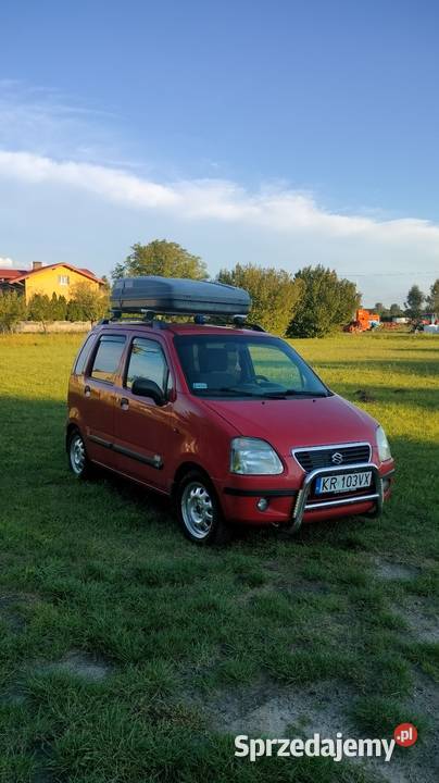 Suzuki wagon r mały van czerwony Wagon R+ Dobryszyce