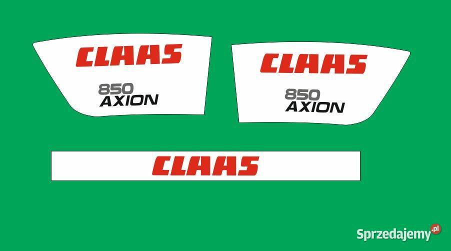 Naklejki Claas Axion 850 i nne modele super Bydgoszcz