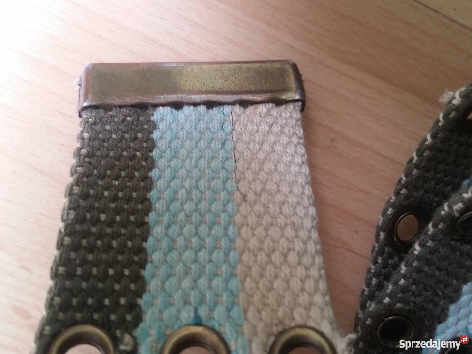 pasek lniany letni uniwersalny damskimęski 4.5cm Kielce