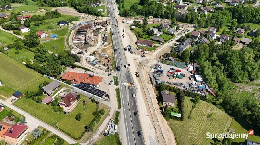Działka komercyjna Zakopiance Krzyszkowice małopolskie sprzedam