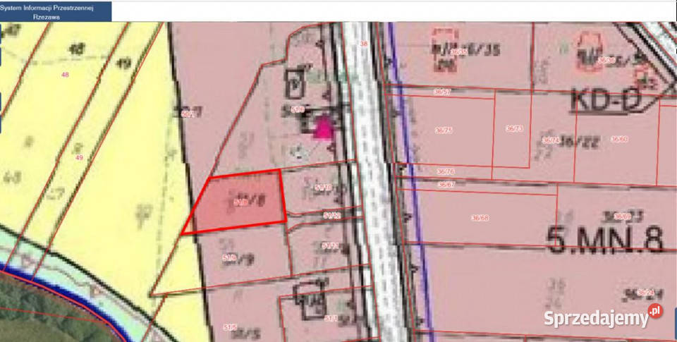 Działka Dębina 671m2 asfalt małopolskie