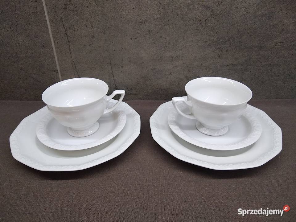 Filiżanka do kawy Rosenthal Biała Maria Classic wielkopolskie Kalisz