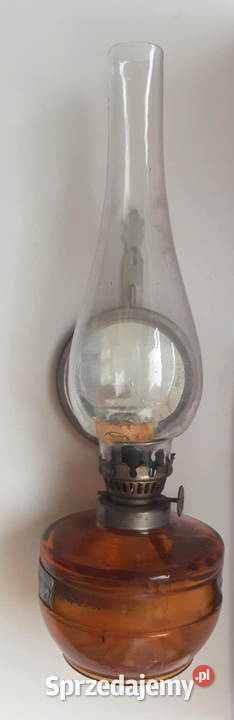 Stara PRLowska lampa naftowa produkcji polskiej łódzkie Łódź
