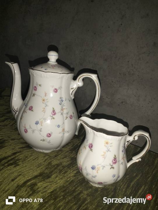 Dzbanki do kawy i na mleczko do kawykomplet Lubin