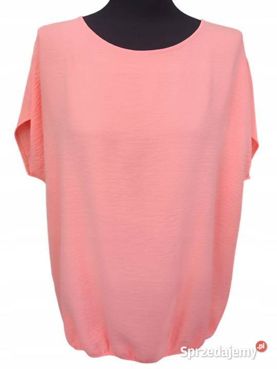 Top bluzka gumka Arigo ciemny łosoś 50 biust 120 Pątnów sprzedam