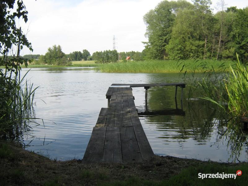 Działka z bezpośrednim dojściem do jeziora siatka Nowe Rumunki sprzedam