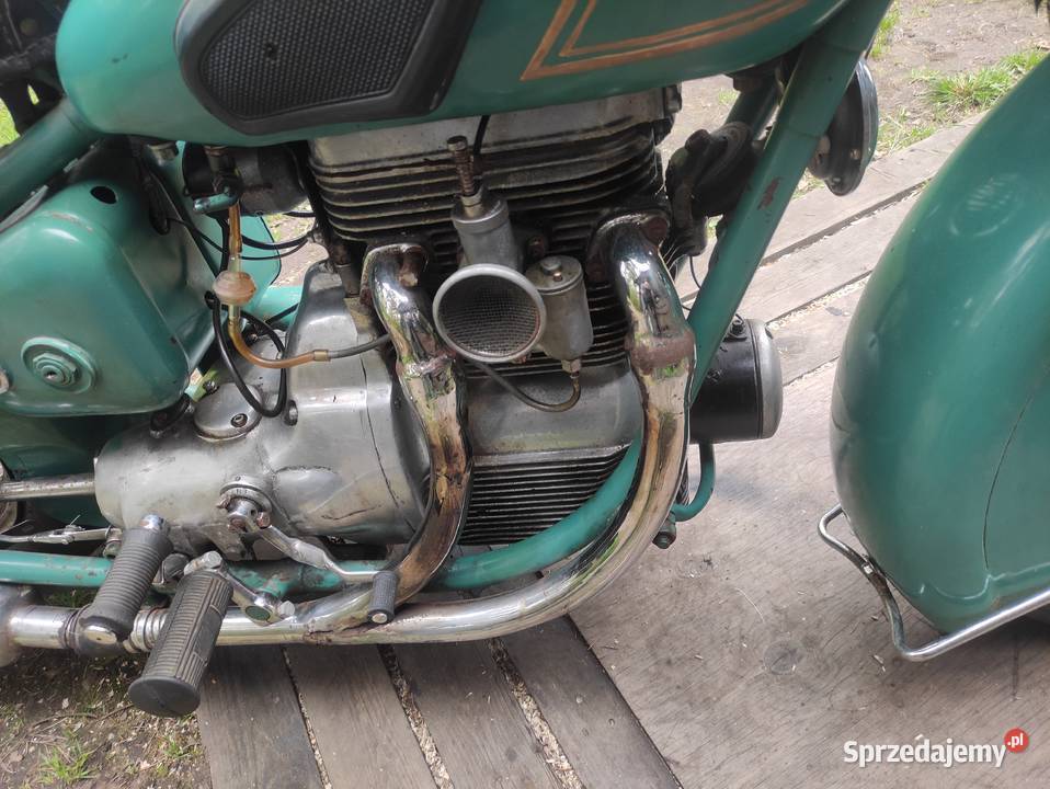 sunbeam s7nie BS Tryumpharielnorton Rok produkcji 1948 Bydgoszcz