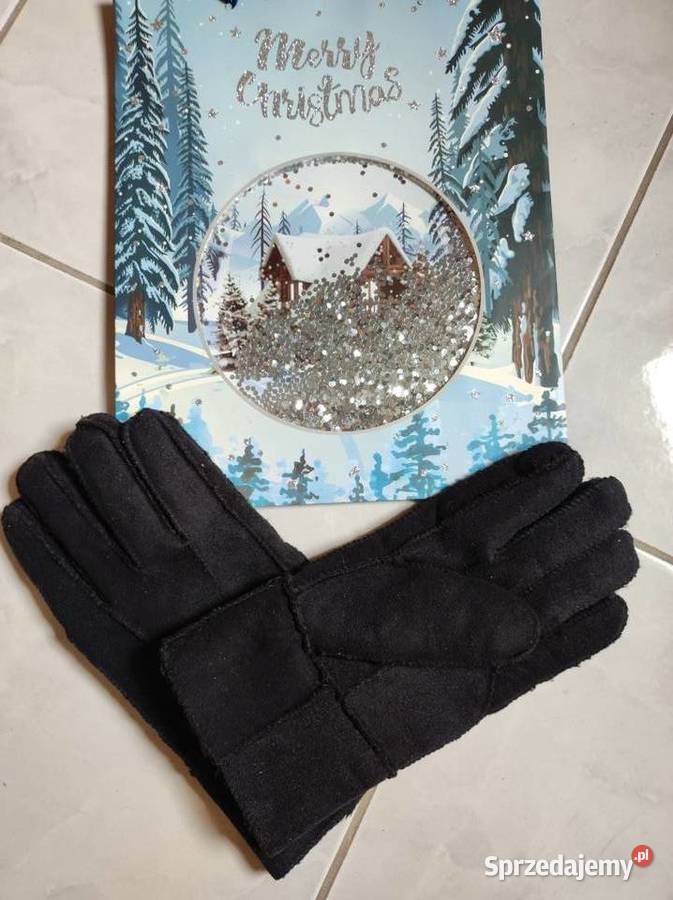 rękawice ciepłe męskie zimowe ogrzewane futrem Kielce