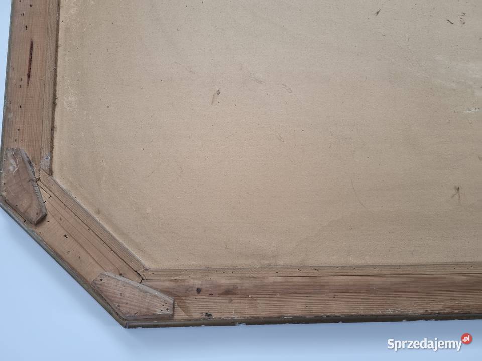 Stary obraz religijny w drewnianej ramie ok śląskie Radzionków