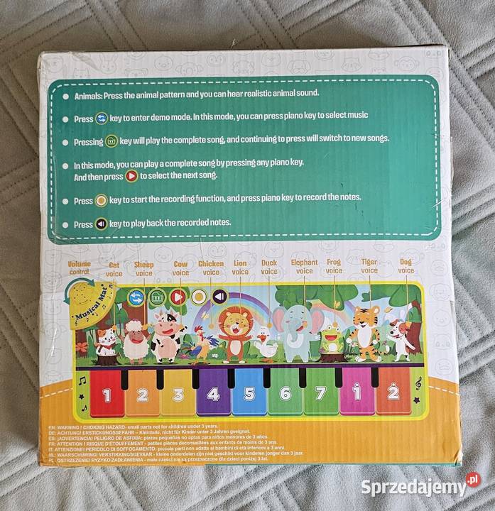 MATA EDUKACYJNA muzyczna dźwięki ZWIERZĄT Brzesko